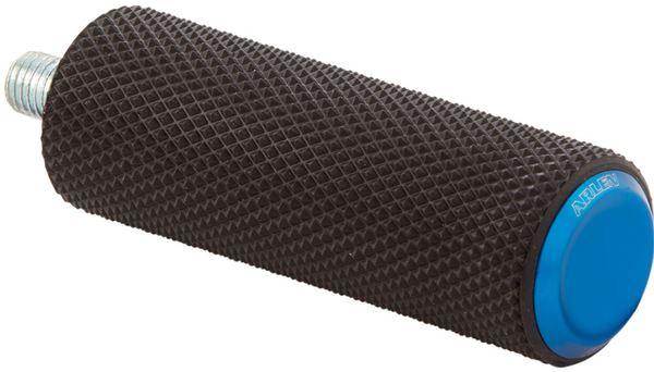 Arlen Ness Shift Peg - Knurled - Blue
