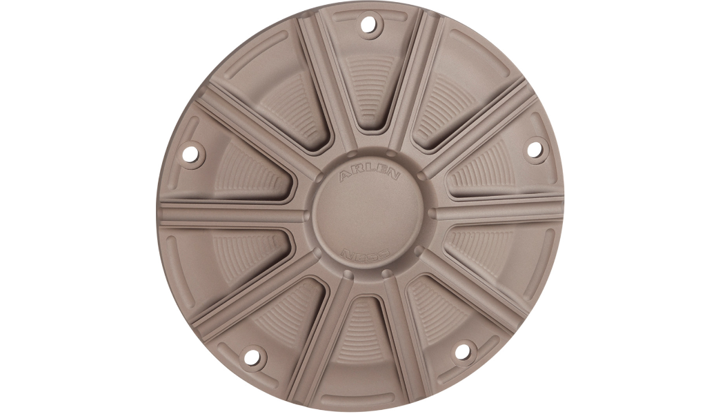 Arlen Ness Derby Cover - Titanium