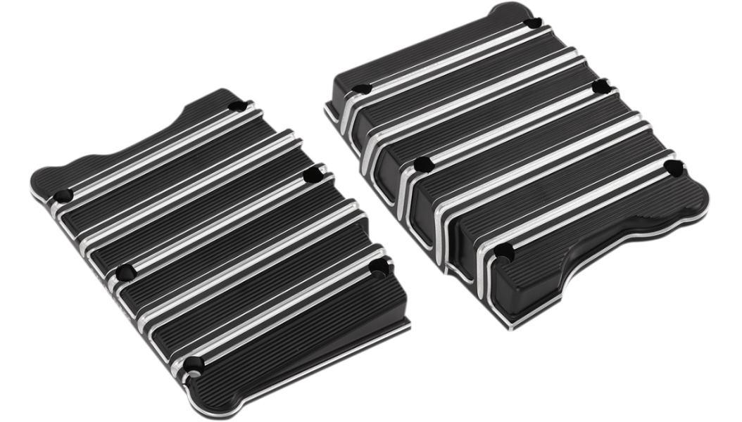 Arlen Ness Rocker Box Covers - 10 Gauge - Black