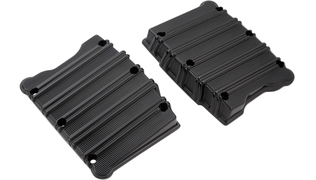 Arlen Ness Rocker Box Covers - 10 Gauge - Black