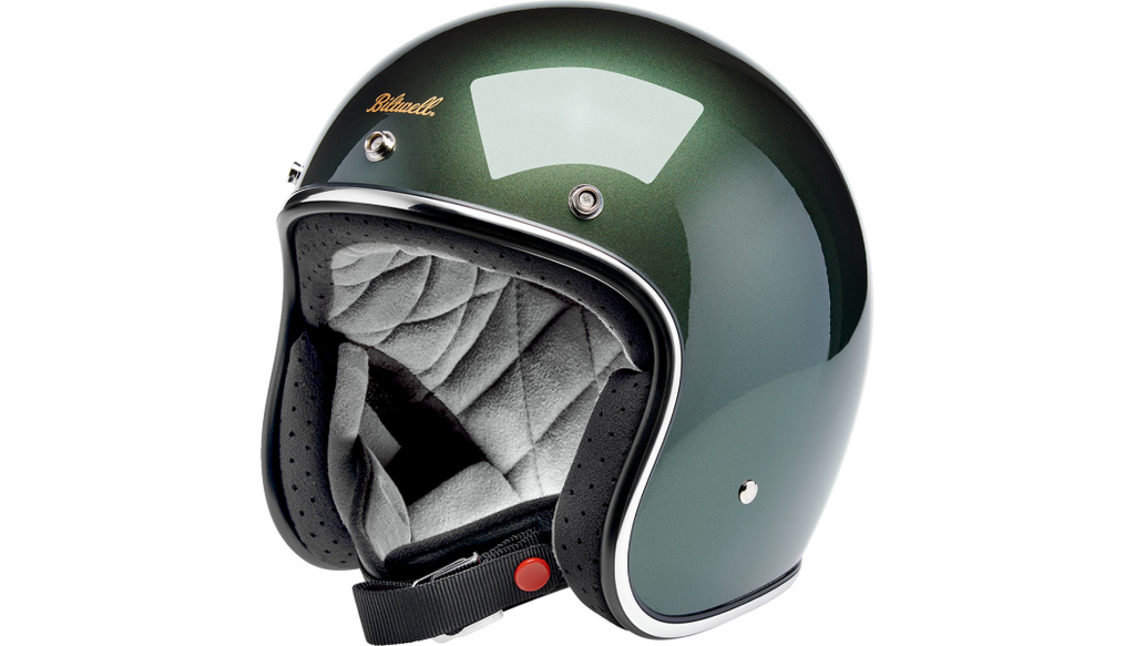 Biltwell Bonanza Helmet - Metallic Sierra Green – 2LaneLife
