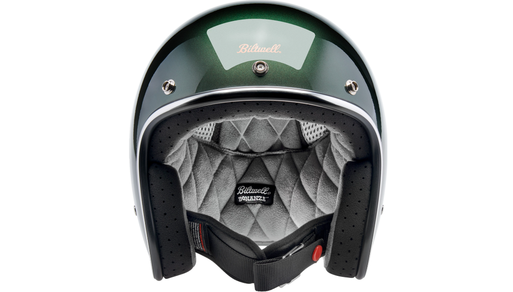 Biltwell Bonanza Helmet - Metallic Sierra Green