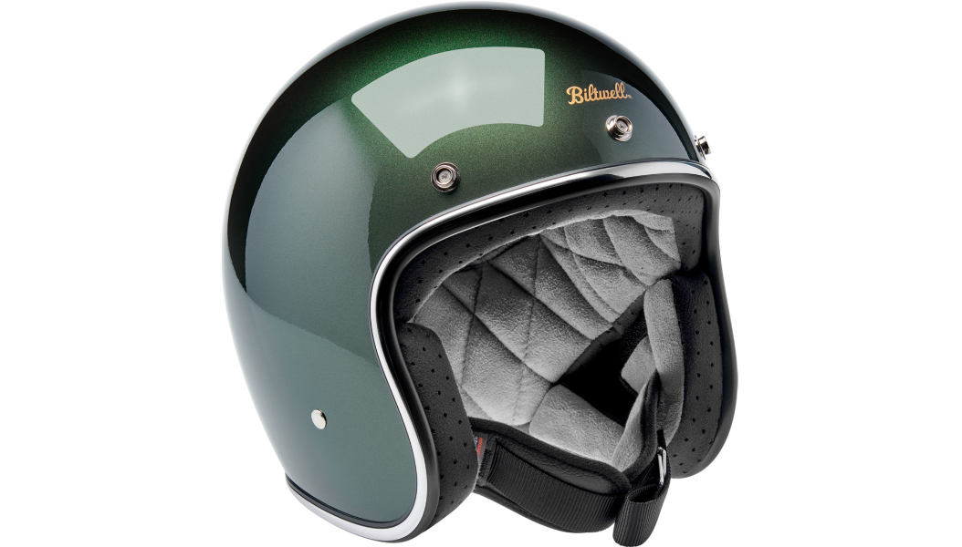 Biltwell Bonanza Helmet - Metallic Sierra Green