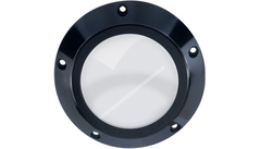 Barnett Derby Cover - Black/Clear - '99-'06 Big Twin