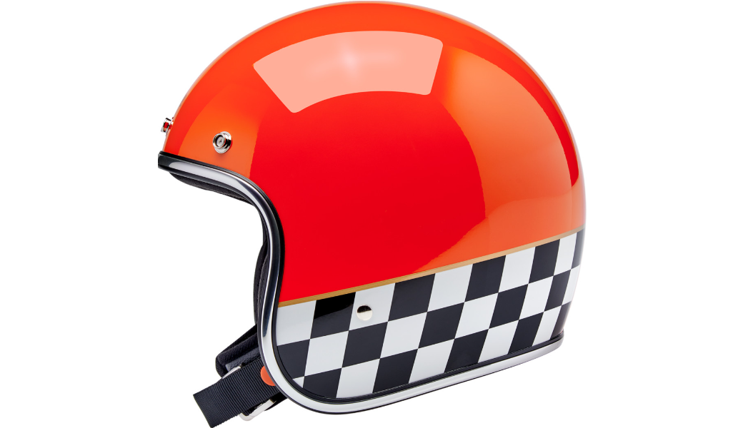 Biltwell Bonanza Helmet - Competition - Orange