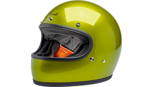 Biltwell Gringo Helmet - Metallic Lime