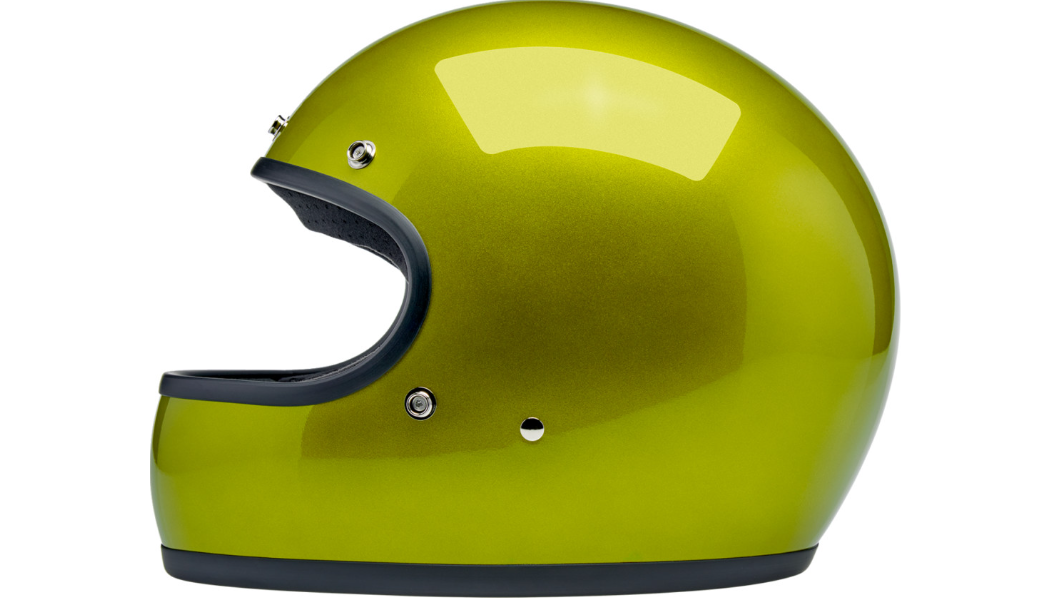 Biltwell Gringo Helmet - Metallic Lime