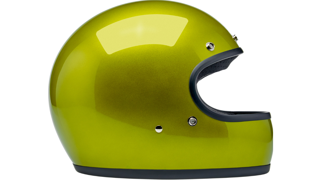 Biltwell Gringo Helmet - Metallic Lime