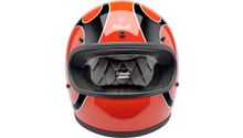 Biltwell Gringo Helmet - Flames - Competition Orange