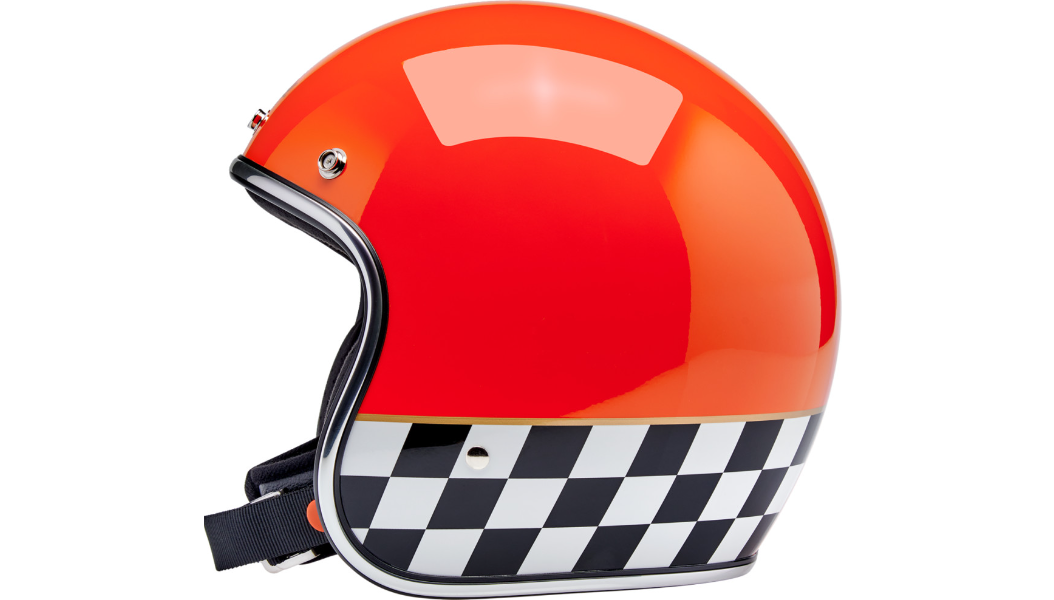 Biltwell Bonanza Helmet - Competition - Orange