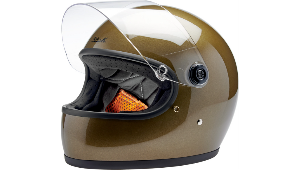 Biltwell Gringo S Helmet - Metallic Ugly Gold – 2LaneLife