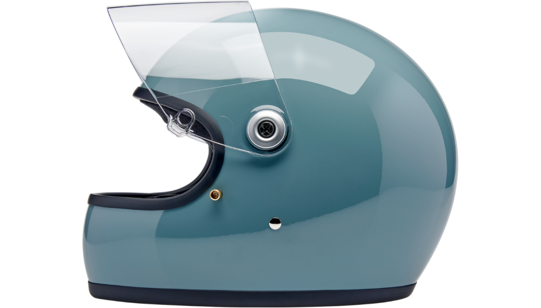 Biltwell Gringo S Helmet - Gloss Agave Blue