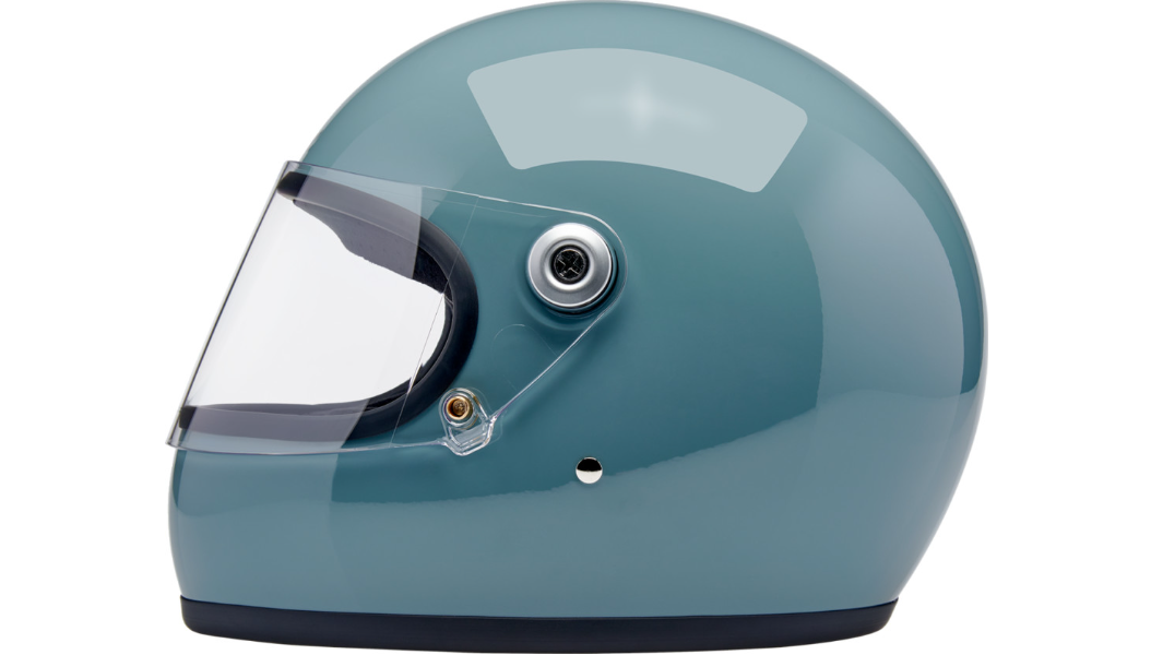 Biltwell Gringo S Helmet - Gloss Agave Blue