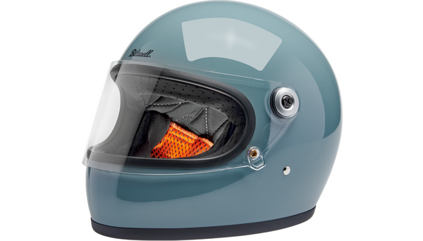 Biltwell Gringo S Helmet - Gloss Agave Blue