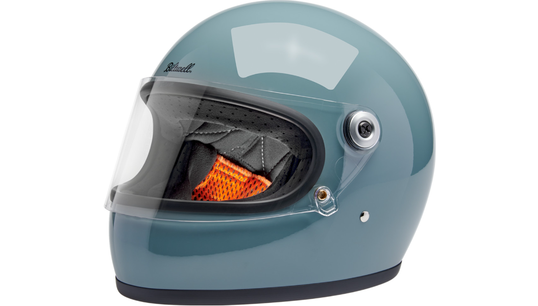 Biltwell Gringo S Helmet - Gloss Agave Blue