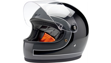 Biltwell Gringo S Helmet - Tracker - Gloss Storm Gray/Black