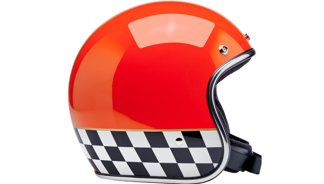 Biltwell Bonanza Helmet - Competition - Orange