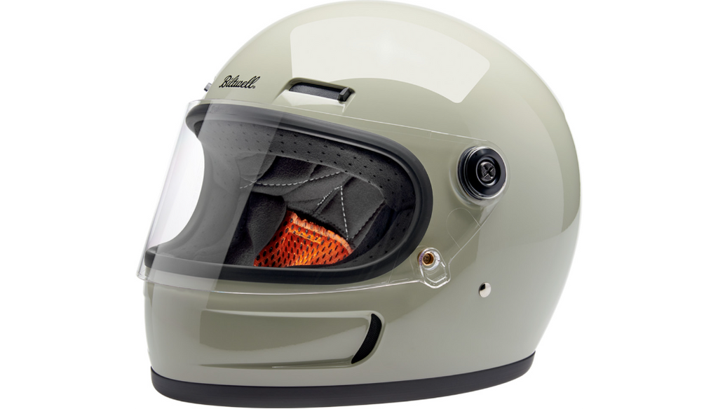 Biltwell Gringo SV Helmet - Gloss Chalk Gray – 2LaneLife
