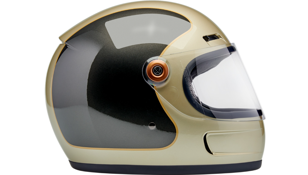 Biltwell Gringo SV Helmet - Tracker - Gloss Metallic Champagne/Charcoal