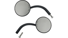 Biltwell Mirrors - Utility - Side View - Round - Perch - Black - Pair