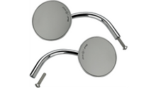 Biltwell Mirrors - Utility - Side View - Round - Perch - Chrome - Pair