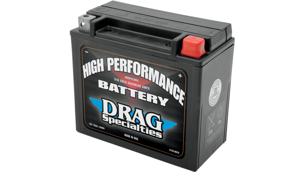 Drag Specialties High Performance Battery - YTX20HL