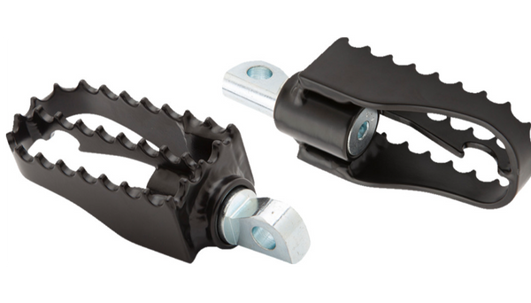 BURLY BRAND MX Mini Foot Pegs - Driver/Passenger - Black