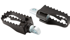 BURLY BRAND MX Mini Foot Pegs - Driver/Passenger - Black