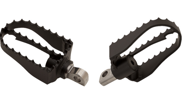 BURLY BRAND MX Foot Pegs - Driver/Passenger - Black