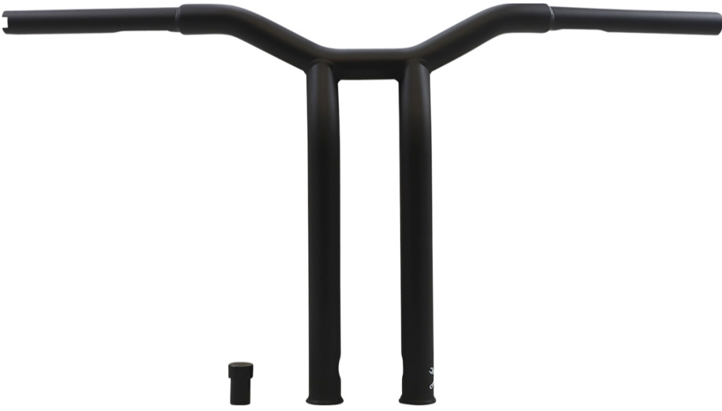 BURLY BRAND Dominator Handlebar - Raked - 14" - Matte Black