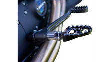 BURLY BRAND MX Evolution Driver Pegs - Black - Sportster/Dyna