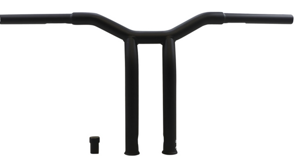 BURLY BRAND Dominator Handlebar - Raked - 12" - Matte Black
