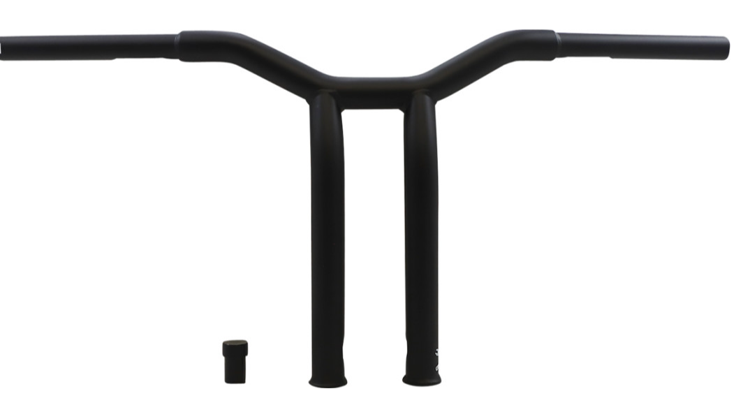 BURLY BRAND Dominator Handlebar - Raked - 12" - Matte Black