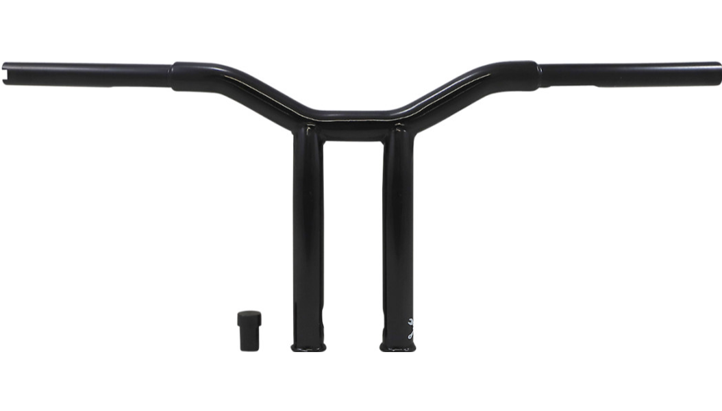 BURLY BRAND Dominator Handlebar - Raked - 10" - Black