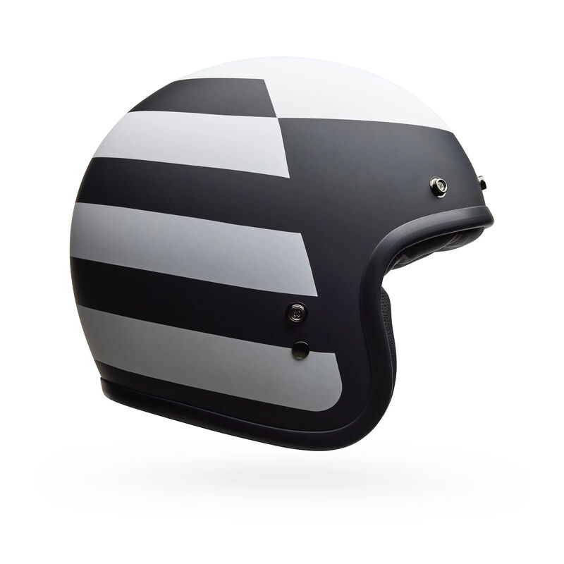 Bell Custom 500 Parlor Matte Black/White