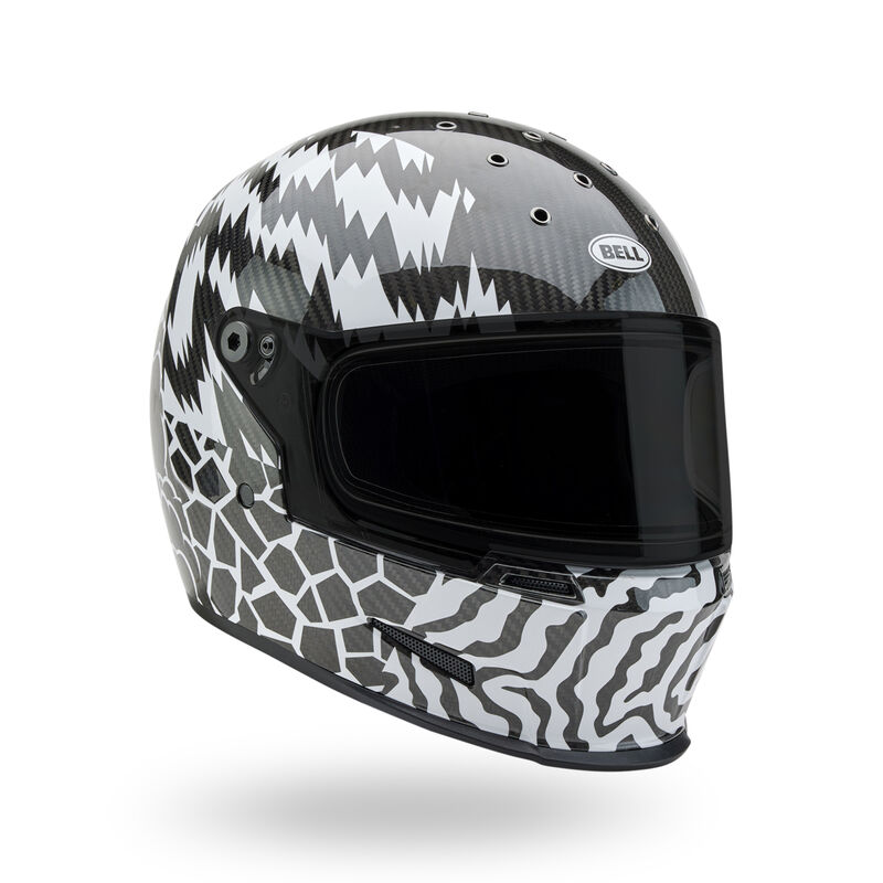 Bell Eliminator Carbon Deathspray Black/White