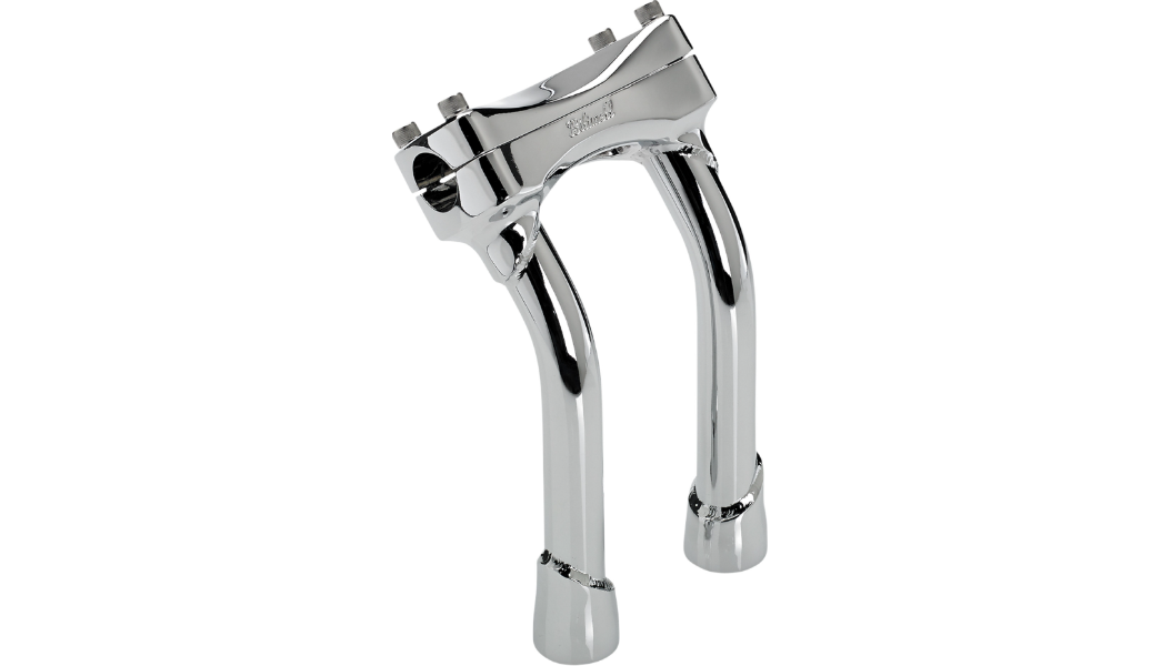 BILTWELL Murdock O/S Risers - Pullback - 8" - Chrome