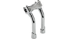 BILTWELL Murdock O/S Risers - Pullback - 8" - Chrome