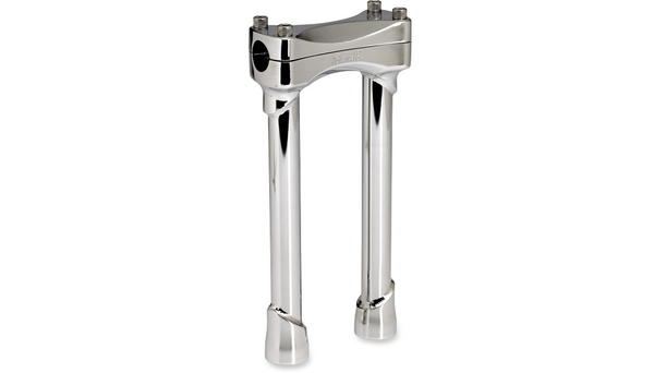 BILTWELL Murdock Handlebar Risers - 10" - Chrome