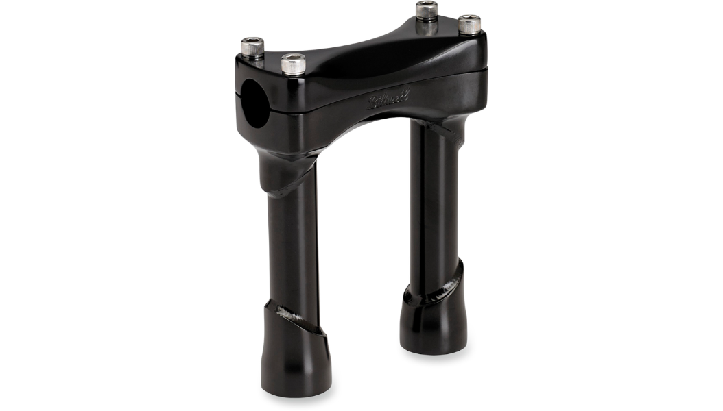 BILTWELL Murdock Handlebar Risers - 8" - Black