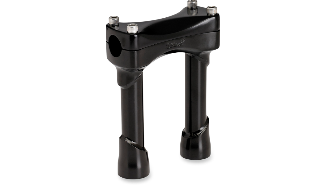 BILTWELL Murdock Handlebar Risers - 10" - Black