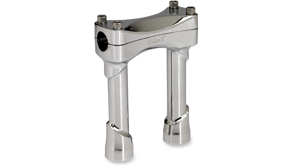 BILTWELL Murdock Handlebar Risers - 6" - Chrome