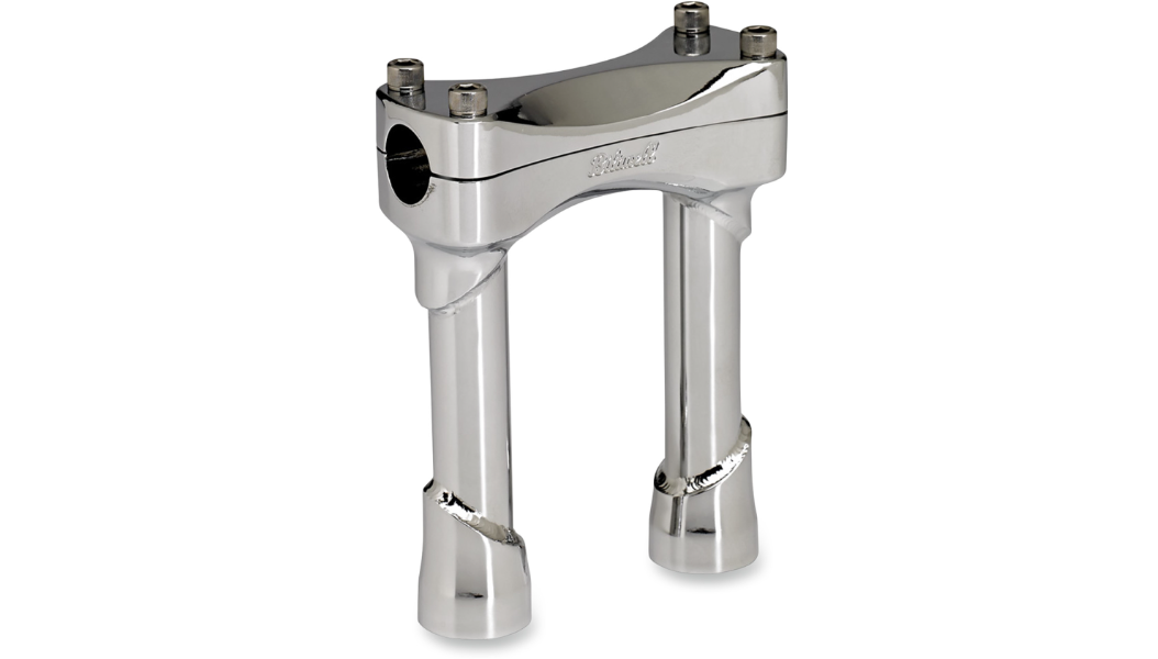 BILTWELL Murdock Handlebar Risers - 6" - Chrome