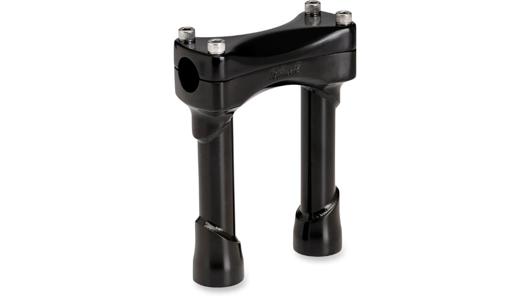 BILTWELL Murdock Handlebar Risers - 6" - Black