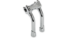 BILTWELL Murdock Handlebar Risers - Pullback - 8" - Chrome