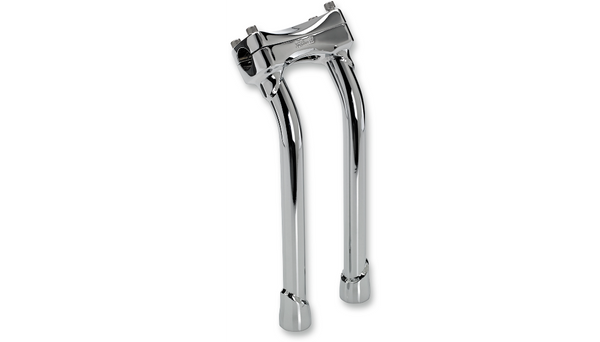 BILTWELL Murdock Handlebar Risers - Pullback - 12" - Chrome