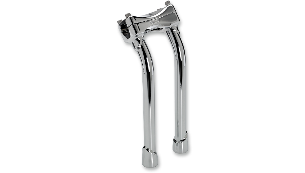 BILTWELL Murdock Handlebar Risers - Pullback - 12" - Chrome