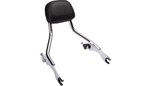 Cobra USA Detachable Backrest - Chrome - Short - FLH/FLT