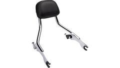 Cobra USA Detachable Backrest - Chrome - Short - FLH/FLT
