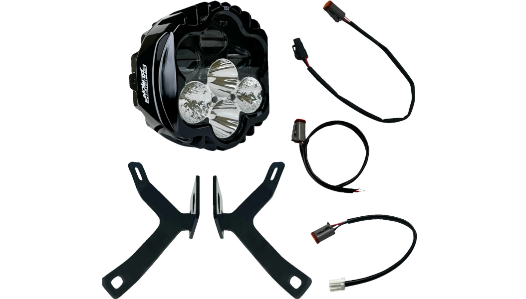 Custom Dynamics Headlight - Shark Demon - for Road Warrior Fairing